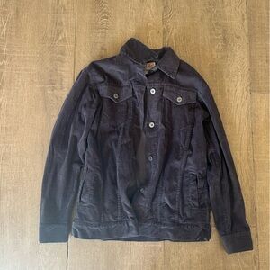Iron & Resin Charcoal Corduroy Jacket
